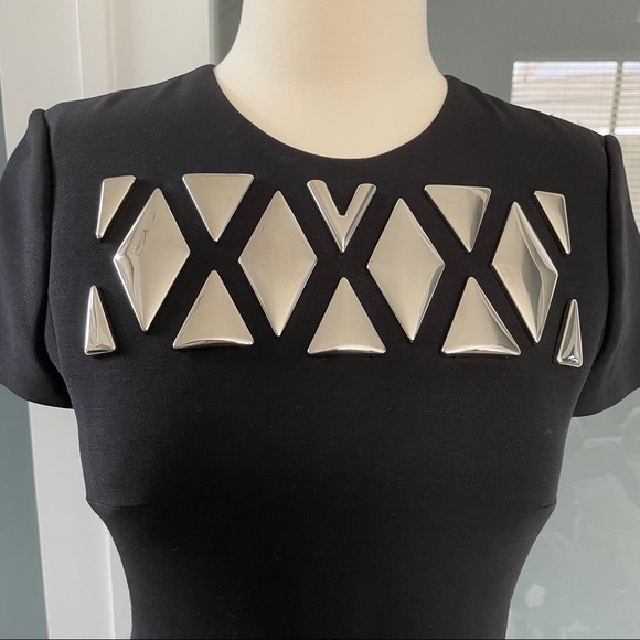 SOLD 🖤 NWT Louis Vuitton Runway Silver Dress - Picture 5 of 15